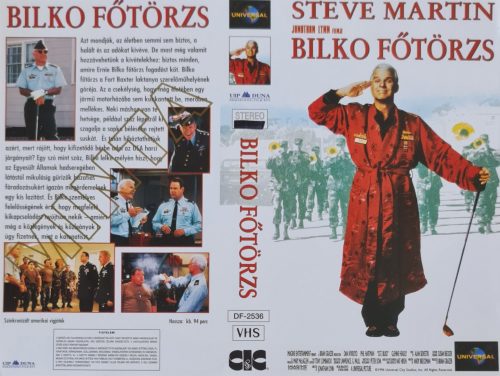 Bilko főtörzs című film VHS borítója - Minta