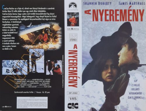 A nyeremény című film VHS borítója - Minta