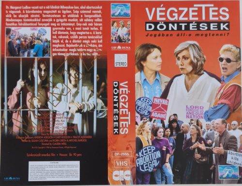 Végzetes döntések című film VHS borítója - Minta