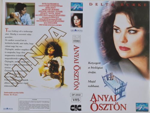 Anyaösztön című film VHS borítója - Minta