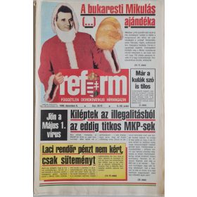 Reform magazin, címlapon Ceausescu, 1989.december 8.