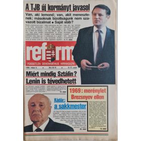 Reform magazin, címlapon Kádár János, 1989.május 5.