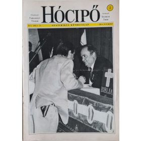   Hócipő magazin, szatírikus kéthetilap, címlapon Torgyán József, IV/2, 1992