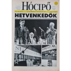   Hócipő magazin, szatírikus kéthetilap, címlapon Antall  József, Boros Lajos, IV/9, 1992