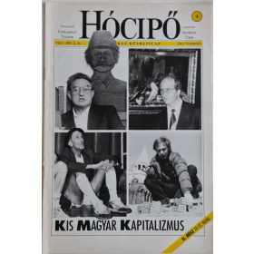   Hócipő magazin, szatírikus kéthetilap, címlapon Soros György, Rubik Ernő, VII/4, 1995