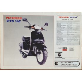 Peterson PTS 10E motor technikai adatlap