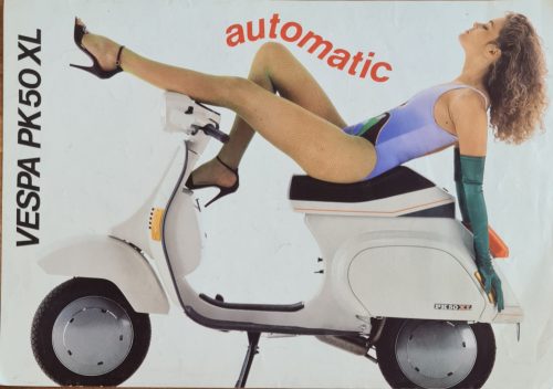 Vespa PK50XL motor technikai adatlap