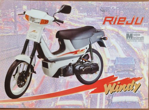 Rieju Windy motor technikai adatlap