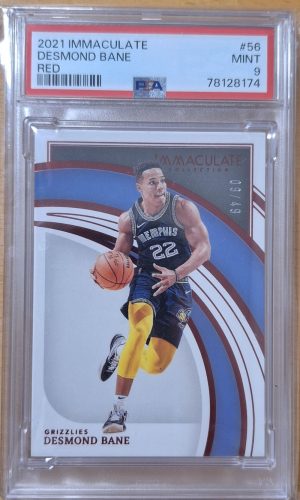 Desmond Bane 2020 Immaculate RC (/49) PSA 9 Gradelt sportkártya