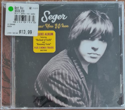 Bob Seger, I know you when zenei CD, USA kiadás