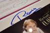 Richard Clayderman (francia zongorista) által dedikált fénykép hitelesítő tanúsítvánnyal