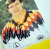Andreas Möller (Frankfurt,Világbajnok) labdarúgó aláírása hitelesítéssel nyomtatványon