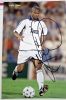 Júlio César (Real Madrid,BL Győztes) labdarúgó aláírása hitelesítéssel fotón