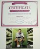 Christoph Metzelder (Borussia Dortmund,VB Ezüstérem) labdarúgó aláírása hitelesítéssel fotón