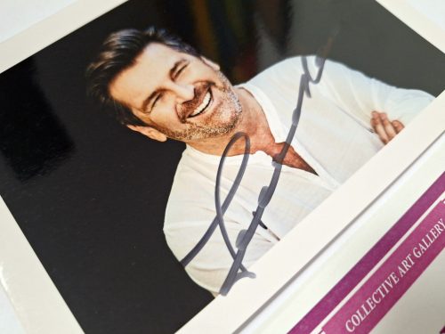 Thomas Anders zenész (Modern Talking) által dedikált fénykép hitelesítő tanúsítvánnyal