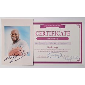   Shaquille O'Neal által dedikált fényképe hitelesítéssel