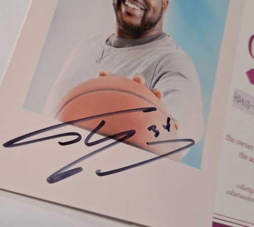 Shaquille O'Neal által dedikált fényképe hitelesítéssel