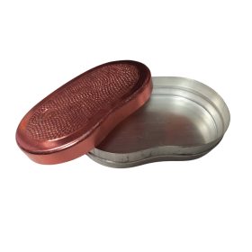   Retró Iskolába is Keletnémet (DDR) alumínium hordható szendvics tartó