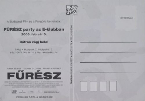 Fűrész képeslap, Est card