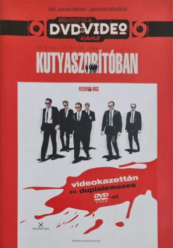 Budapest Film DVD és Videó filmajánló katalógus 2005, Címlapon Kutyaszorítóban