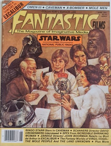 Fantastic Film magazin 1981 június, címlapon Star Wars