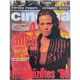   Cinema magazin 1998 február, címlapon Alien 4, Sigourney Weaver