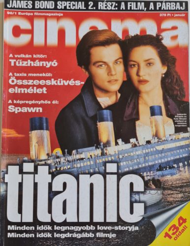 Cinema magazin 1998 január, címlapon Titanic