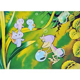   Vizipók-csodapók képeslap, Pannónia filmstúdió (zöldes)