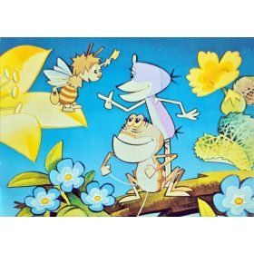   Vizipók-csodapók képeslap, Pannónia filmstúdió (kékes)