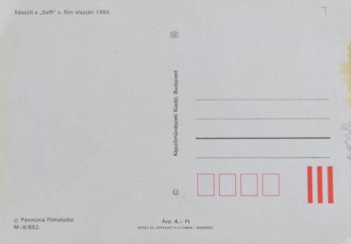 Szaffi képeslap 1985, Pannónia filmstúdió