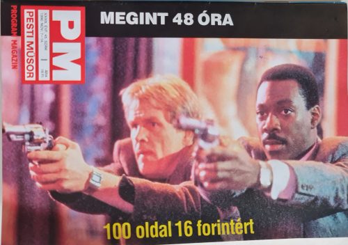 Pesti Műsor program magazin Megint 48 óra, Eddie Murphy, XXXIX/45 szám, 1990 november