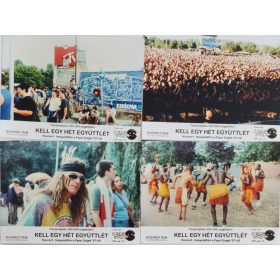  Kell egy hét együttlét koncertfilm filmfotó,vitrinfotó 1997, 5 db, Budapest Film