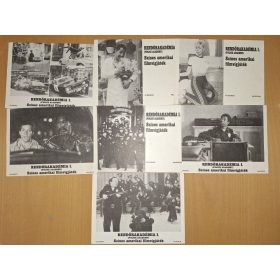   Rendőrakadémia I. filmfotó, vitrinfotó 1984, 7 db, Hajdúfilm