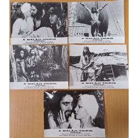   A maláji tigris, 1976, Kabir Bedi - Sandokan filmfotó, vitrinfotó,  5 db