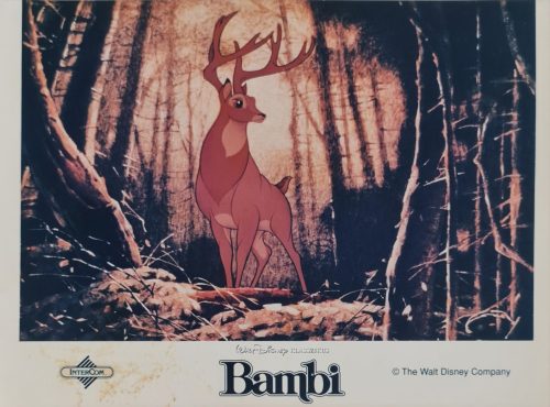 Bambi vitrinkép, filmfotó, Walt Disney