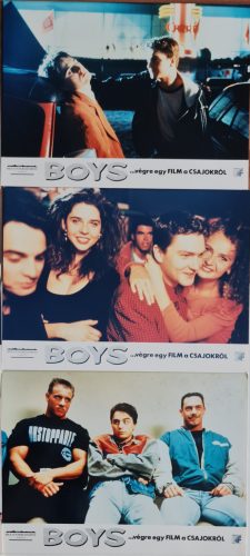 Boys, végre egy film a csajokról, 7 db vitrinkép, filmfotó egyben, 1992