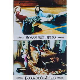 Bosszúból jeles, 2 db vitrinkép, filmfotó egyben, 1999