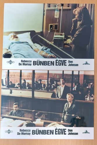 Bűnben égve, 2 db vitrinkép, filmfotó egyben, 1993