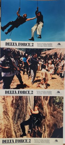 Delta Force 2., 9 db vitrinkép, filmfotó egyben, 1990