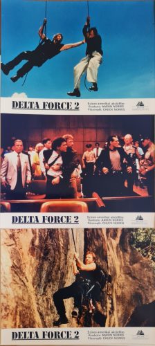 Delta Force 2., 9 db vitrinkép, filmfotó egyben, 1990