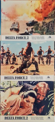 Delta Force 2., 9 db vitrinkép, filmfotó egyben, 1990