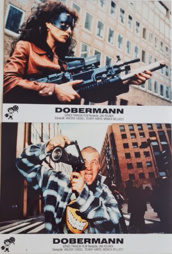 Dobermann, 2 db vitrinkép, filmfotó egyben, 1997