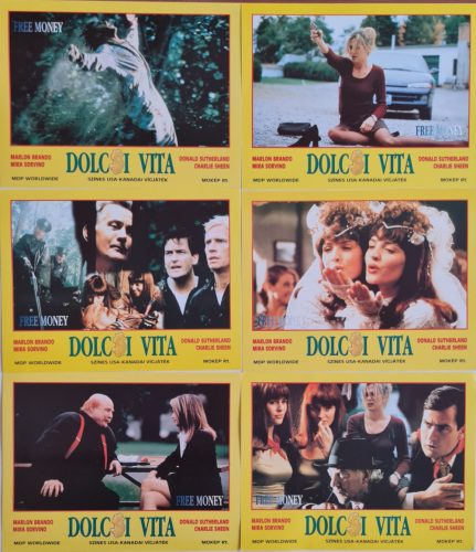 Dolcsi Vita, 6 db vitrinkép, filmfotó egyben, 1998