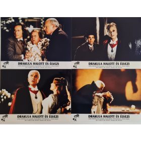   Drakula halott és élvezi, 4 db vitrinkép, filmfotó egyben, 1995