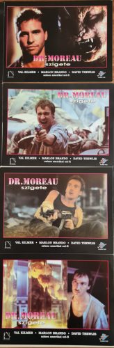 Dr. Moreau szigete, 10 db vitrinkép, filmfotó egyben, 1996