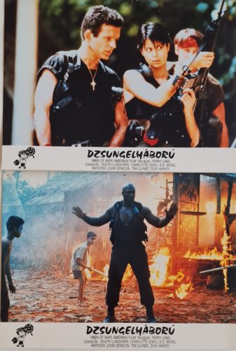 Dzsungelháború, 2 db vitrinkép, filmfotó egyben, 1994