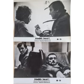 Halló taxi, 2 db vitrinkép, filmfotó egyben, 1985