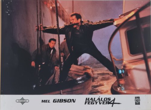 Halálos fegyver 4. vitrinkép, filmfotó, Mel Gibson, 1998