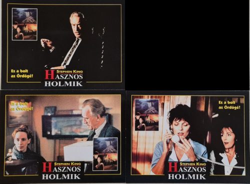 Hasznos holmik, 3 db vitrinkép, filmfotó egyben, 1993