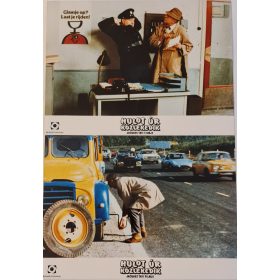   Hulot úr közlekedik, 2 db vitrinkép, filmfotó egyben, 1971